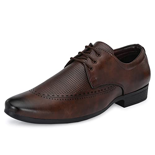 Image of Formal Stylish Lace-up Derby Shoe for Men