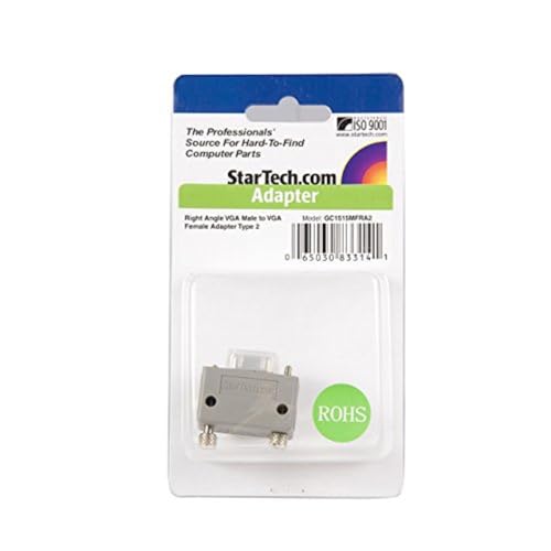 Adaptador cable VGA ángulo recto tipo 2 - M/F miniatura 3