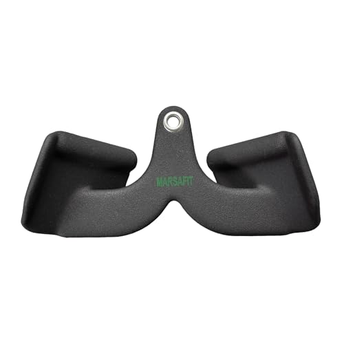 Home Gym Fitness Rowing T-bar V-bar Pulley Cable Machine Attachments, Bicep Curl Tricep Lat pulldown...