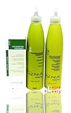 UNA Compensating Shampoo For Hair Loss Rolland 8.8oz/250ml +Revitalizing Conditioner 8.45 FL. OZ. / 250 mL+Oxygenating Treatment Against Hair Loss Drops Rolland 3.17oz