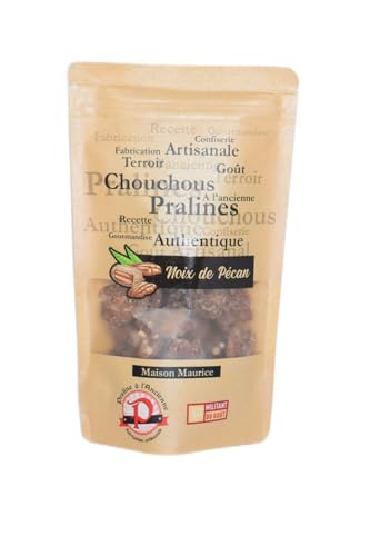 Pralines Antiguos, Pralines Pacan 400 g, golosina artesanal, auténticos colechones de pecan, confitería Encas Aperitivas, fabricadas en Francia