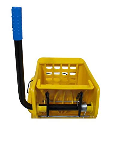 Cubo Fregado Profesional 32 Lt con Ruedas y escurre fácil con Prensa.