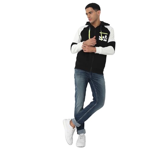 Image of Spykar Men's Kano Slim Fit Mid-Rise Jeans (Ankle Length)