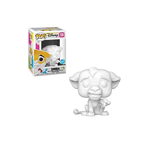 Funko POP! Disney: Lion King-Simba - (DIY) - Blanco Collectible Toy - The Lion King - Figuras Miniaturas Coleccionables Para Exhibición - Idea De Regalo - Mercancía Oficial - Fans De Movies
