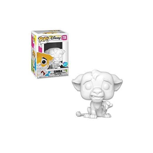 Funko POP! Disney: Lion King-Simba - (DIY) - Blanco Collectible Toy - The Lion King - Figuras Miniaturas Coleccionables Para Exhibición - Idea De Regalo - Mercancía Oficial - Fans De Movies