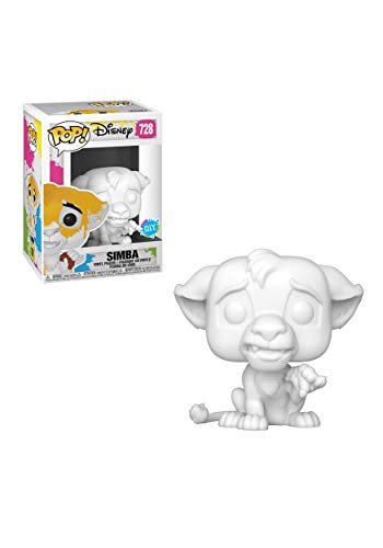 Funko POP! Disney: Lion King-Simba - (DIY) - Blanco Collectible Toy - The Lion King - Figuras Miniaturas Coleccionables Para Exhibición - Idea De Regalo - Mercancía Oficial - Fans De Movies