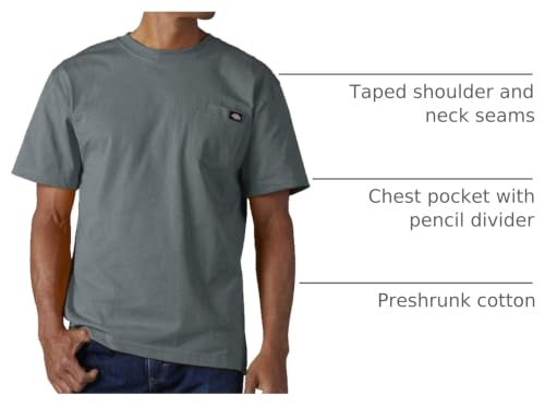 Image of Dickies Men's Heavyweight Heathered Short Sleeve Pocket T-Shirt