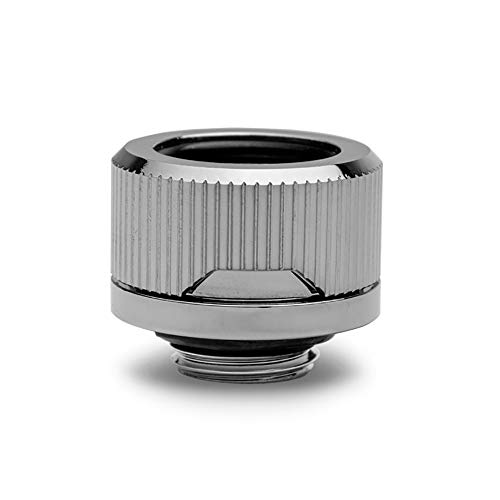 EKWB EK-Quantum Torque HDC-16 Compression Fitting for EKWB Rigid Tubing, 16mm OD, Black Nickel