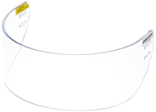 Bauer 1039933 visière droite transparente de hockey sur glace taille unique