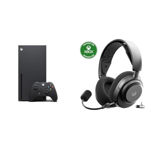 Image of SteelSeries Xbox Series X Gaming Console 1TB SSD 4K 120FPS Arctis Nova 3X Wireless Gaming Headset 40 HR Battery Multi-Platform Bundle