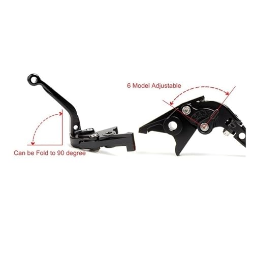 Levier de frein de moto usiné CNC compatible T-Max SX et DX