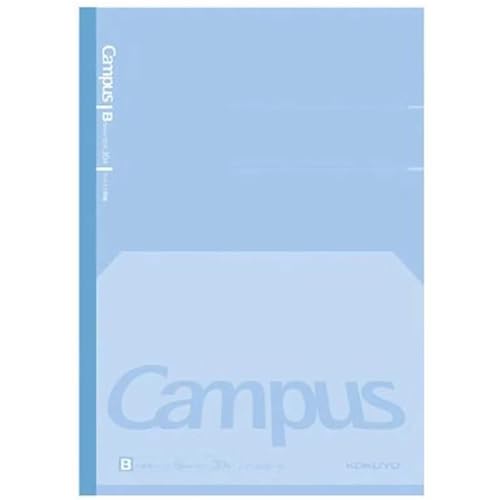 KOKUYO Composition Notebook, 7 x 10 inch Kimochii Lined Notebook, 30 Sheets 6mm Dot Ruled Paper, 1 Pack Blue B5 Notebook for School and Work, School Supplies Comp Book for Note Taking, Japan Import