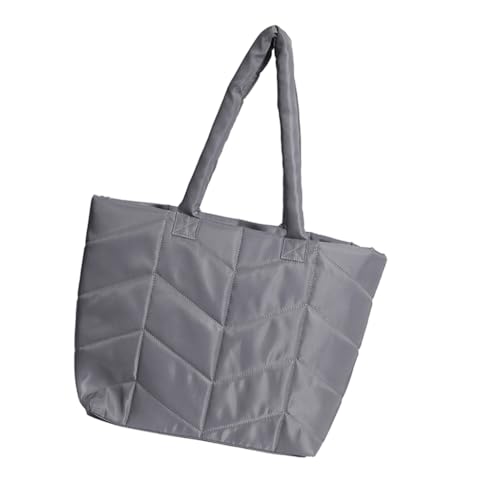 Sac à main d'hiver matelassé nylon rembourré grand volume cabas fourre-tout