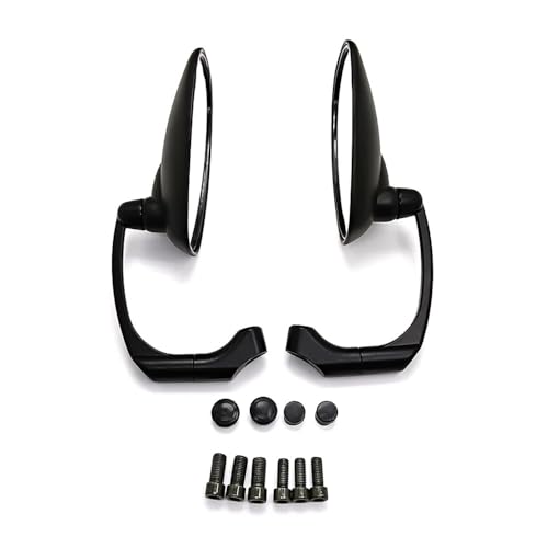 Rétroviseurs Moto 8mm 10mm Universels pour Guidon de Scooter et Moto