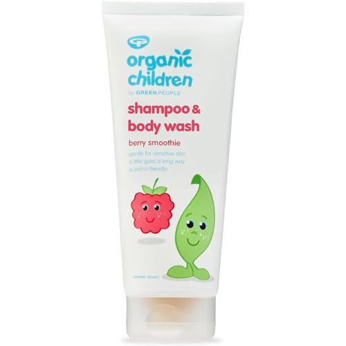 Green People Bio Kinder Shampoo & Duschgel - Beeren-Duft - Vegan & Tierversuchsfrei - 200ml