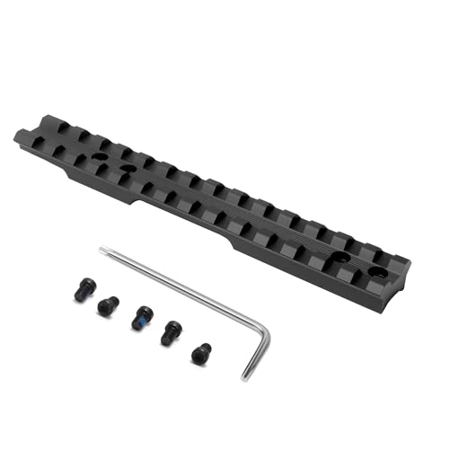 WOSUWENGE Picatinny Rail Mount for Savage 93/93R17/Mark II Rifles | 16-Slot Optics Rail with Pre-Coated Screws