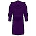 Produktbild Damen Bademantel Mit Kapuze Robe Mantel PlüSch BademäNtel Schal Zuhause Kleidung Baumwolle Morgenmantel Saunamantel Einfarbig Casual Stil Schlafzimmer Pajamas Schlafanzug Sleepwear