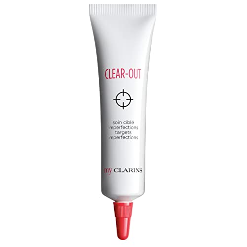 My Clarins CLEAR-OUT Targets Imperfections | Award-Winning Treatment Gel | Dries Up Blemishes and Calms Irritations | Vegan | Paraben-Free | Sulfate-Free | Contains Salicylic Acid | 0.5 Ounces