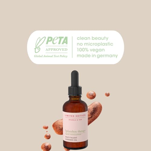 Spilanthox therapy, Multi-Talent Shimmer Oil, Body Oil for Mega Glow & Instant Tan, Spilanthol - Image 4