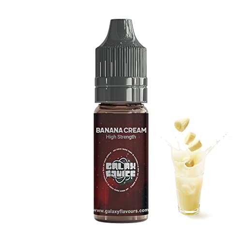 Saborizante de crema de plátano - Saborizante alimentario de alta potencia - Más de 230 sabores - Botella de 10 ml.