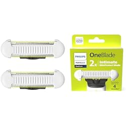 1 of Philips Norelco OneBlade Skin Protect Replacement Blade, for OneBlade Electric Shaver and Trimmer, Durable Stainless Steel, Trim and Shave with Extra Skin Protection, 2 Count, QP229/80