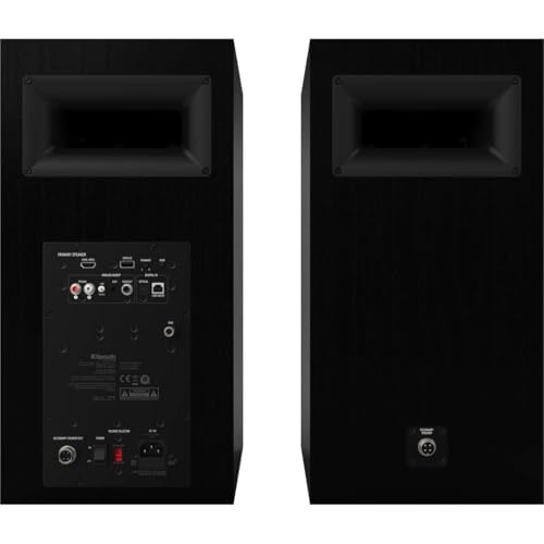 Image of Klipsch The Nines Heritage Inspired (Pair) Powered Speakers - Black