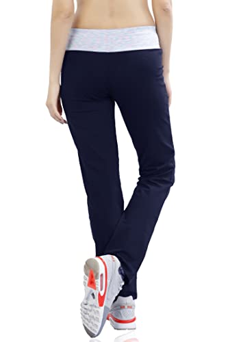Image of Women's Athelisure Cotton Track Pant with Hidden Key Pockets