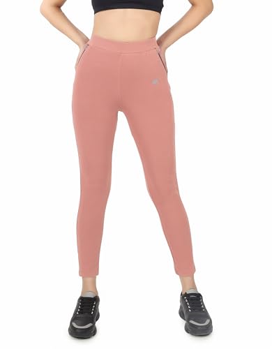 Mehrang Stretchable Yoga Pants for Women & Gym Pants for Women Workout with Mesh Insert & Side Pockets