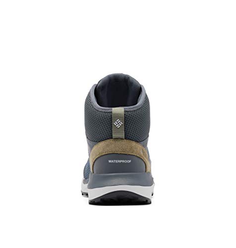 Columbia Men's Trailstorm Mid Waterproof, Graphite/Creek, 12