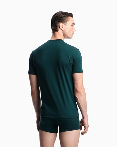 Emporio Armani Men's Bold Monogram 2 Pack Crew Neck Shirt4