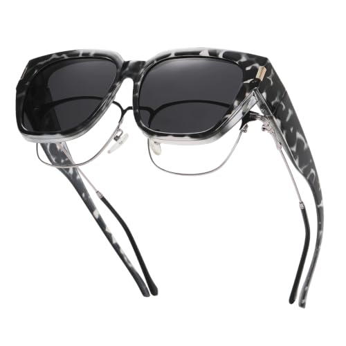 Image of HAOLOTA Polarized Fit Over Glasses Sunglasses for Women UV Protection