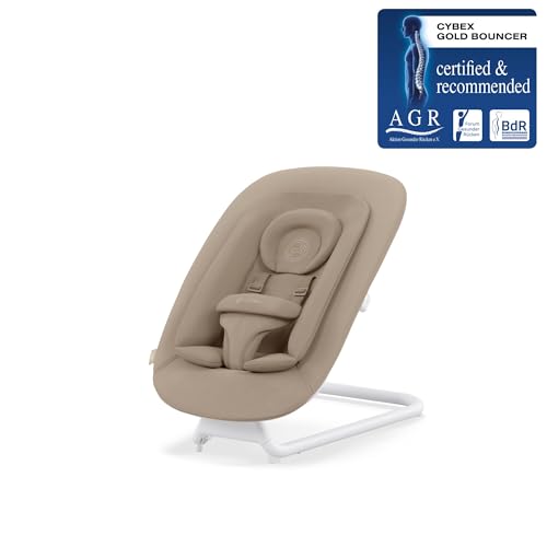 Miniatura 9 de Cybex Gold Lemo Bouncer, Hamaca De Bebé Con Cojín Confort, Compatible Con El Sistema Silla Lemo, Desde El Nacimiento Hasta Los 3 Años Aprox. 15 Kg , Almond Beige