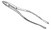 Pomee USA 705-001 Extracting Forceps #1 Standard Upper Incisors & Cuspids