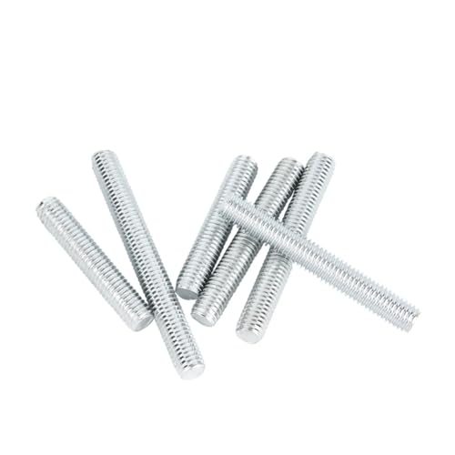 Goujons filetés M6 x 60mm en acier zingué pour fixations industrielles, lot de 10 pièces - 3