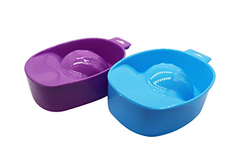HengKe Nail Art Soak Bowl Off Hand Spa Bath Soaker Treatment Soaking Soak Bowl Nail Art Polish Remove Wash Soaker Tray Manicure Spa Tool