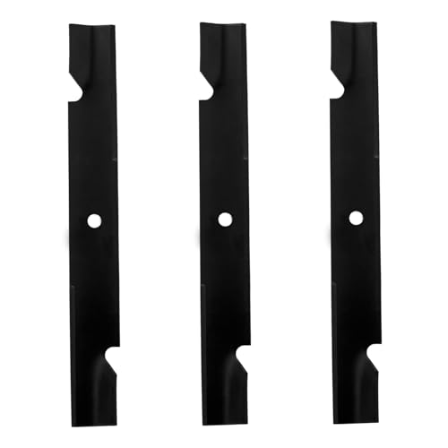 482878 High Lift Mower Blades Set Replaces Ferris 21227S 5021227 Scag 482462 48108 Encore 481707 Compatible with Scag Tiger Cub Wildcat Turf Tiger John Deere Walk-behinds Mower 36 52 Deck (3PACK)
