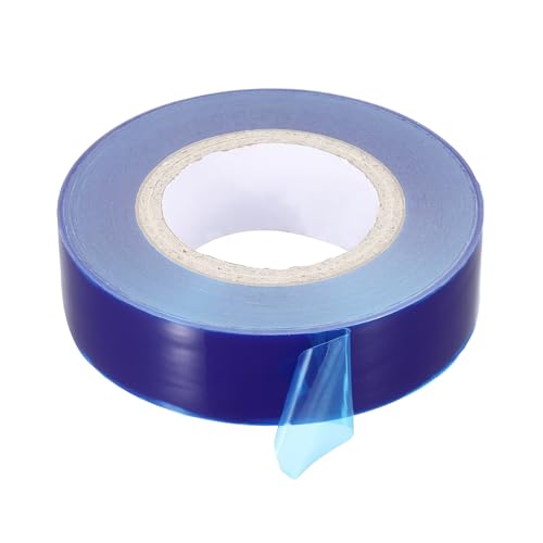 Image of PATIKIL Removable Protective Film Tape, 1.6 Inch x 656 ft PE Surface Protective Scratch Film Tape Roll for Furniture Electrical Appliances Plastic Hardware Medium Stickiness, Blue