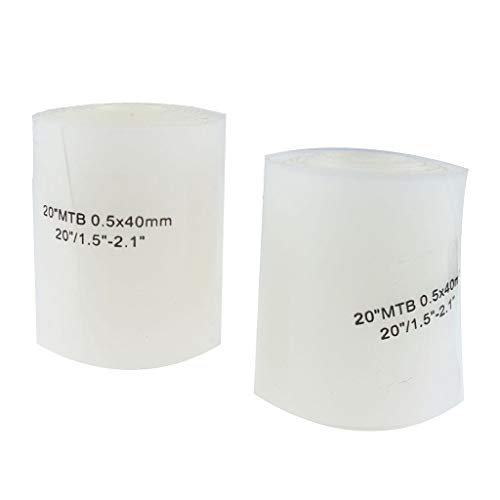 Toygogo Lot de 2 Protections de Pneu de Vélo,VTT Chambre à Air de Protection Anti-Crevaison pour Roue 20 Pouces Cover