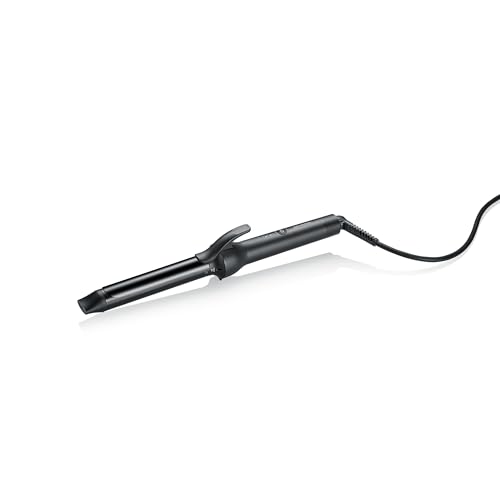 Severin Lockenstab, 25mm, Keramikbeschichtung, drei Temperaturstufen (160°C, 190°C, 210°C), feines bis kräftiges Haar, natürliche Wellen, Ionen-Technologie, schnelles Aufheizen, schwarz, LS 0822