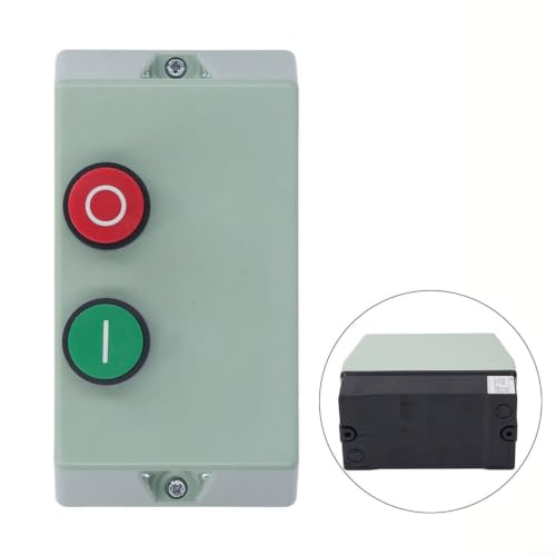 Arrancador monofásico KiraKira 3 de 220V a 380V con caja ABS IP55 y protección de sobrecarga 12A 7
