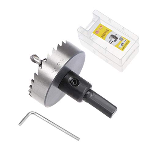 sourcingmap 48mm HSS Drill Bit Hole Saw for Stainless Steel Metal Alloy Wood, 48x15mm - Image 4