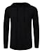 BEILU Men's Fashion Athletic Hoodies Workout Sweatshirt Long Sleeve Lightweight Casual Pullover Drawstring Hoodie Black-M