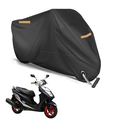 バイクカバー 適応ヤマハ シグナスX SR 原付 カバー 防水カバー バイク用品 全天候型 車体カバー バイクカバー 耐熱 盗難防止ロック穴 バイク用品 防風 防埃 防雨 紫外線防止 防雪 バイク用レインカバー 収納バッグ付き