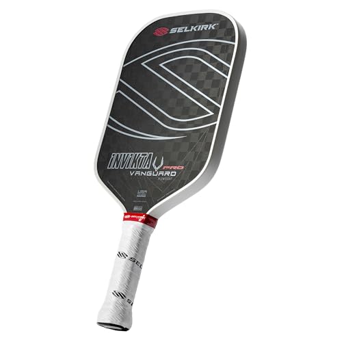 Selkirk Sport Vanguard Pro Pickleball Paddle | Elite Raw Carbon Fiber Pickleball Paddles with 12K Quad-Layered Carbon and Thermoformed Construction | Designed for Versatility and Performance | Invikta