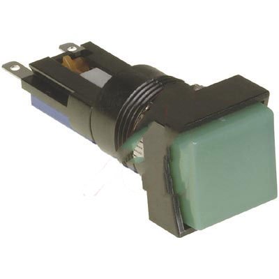 Johnson Electric TH503008000, Switch Body; TP2 Series; Momentary; 18x18mm; Exposed Bezel; IP40; Faston; 16.2mmDia MTG