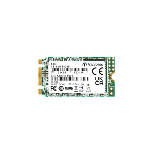 Transcend 1TB MTS425S M.2 SATA III 2242 SSD