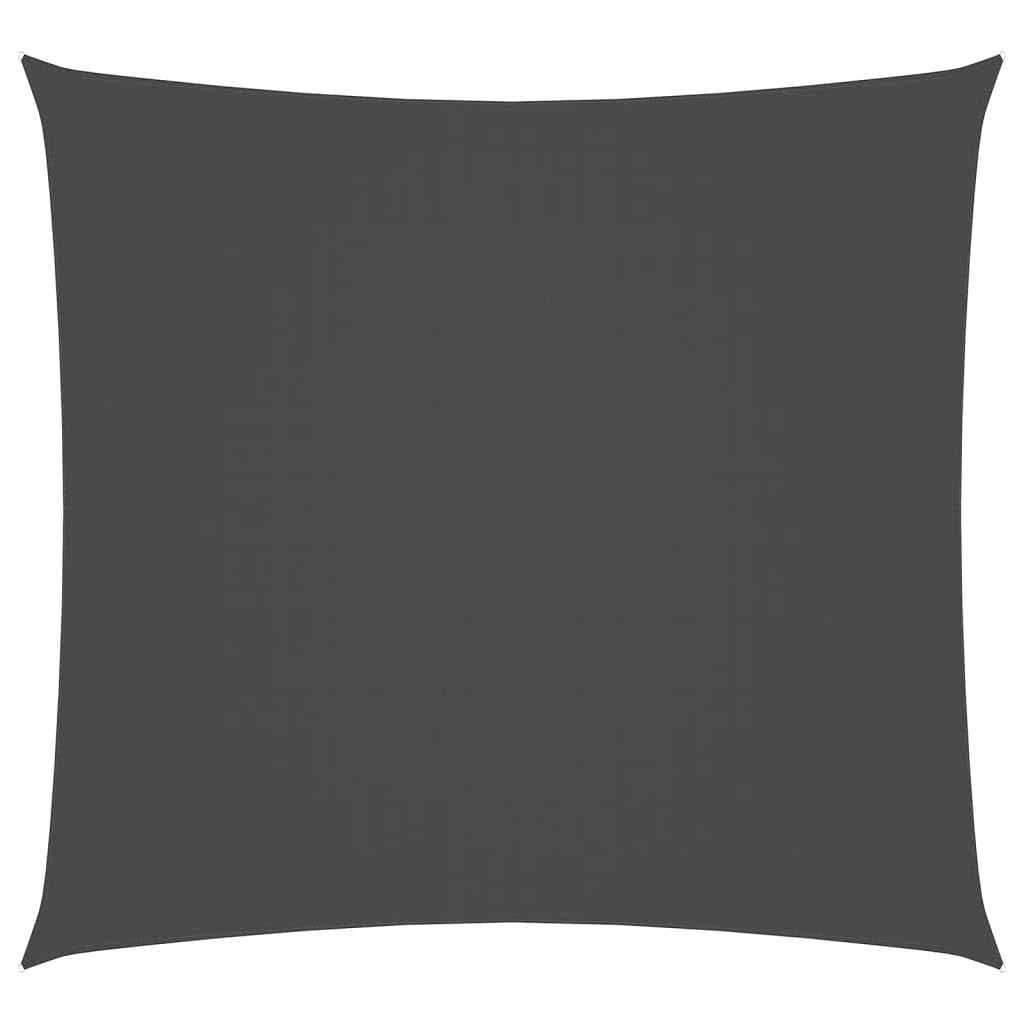 'vidaXL Sunshade Sail - Square Oxford Fabric Protective Shield for Garden, Terrace, Playground, Balcony, Outdoor Spaces - Anti-UV, Waterproof, Anthracite, 4x4m — image 1