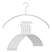 MAWA by Reston Lloyd Euro Series Non-Slip Space Saving Clothes Hanger for Shirts & Dresses, Style 40/P, Set of 10, White