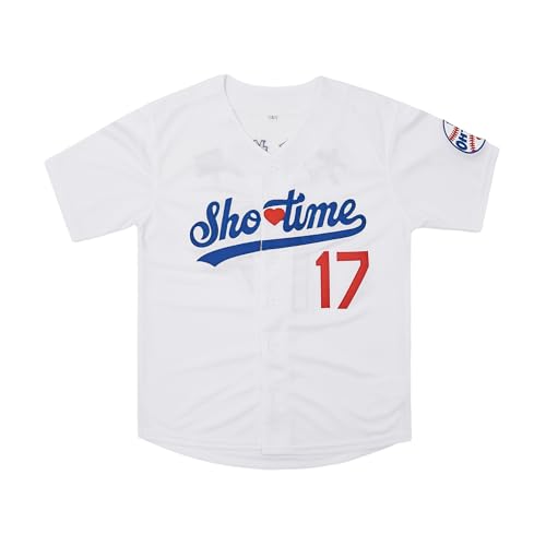 XWEARE Showtime Camiseta masculina feminina infantil #17 Ohtani Baseball Jersey masculina feminina h