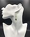 Handmade Green Beaded Turtle Charm Dangle Earrings for Women, 2 Inches Long